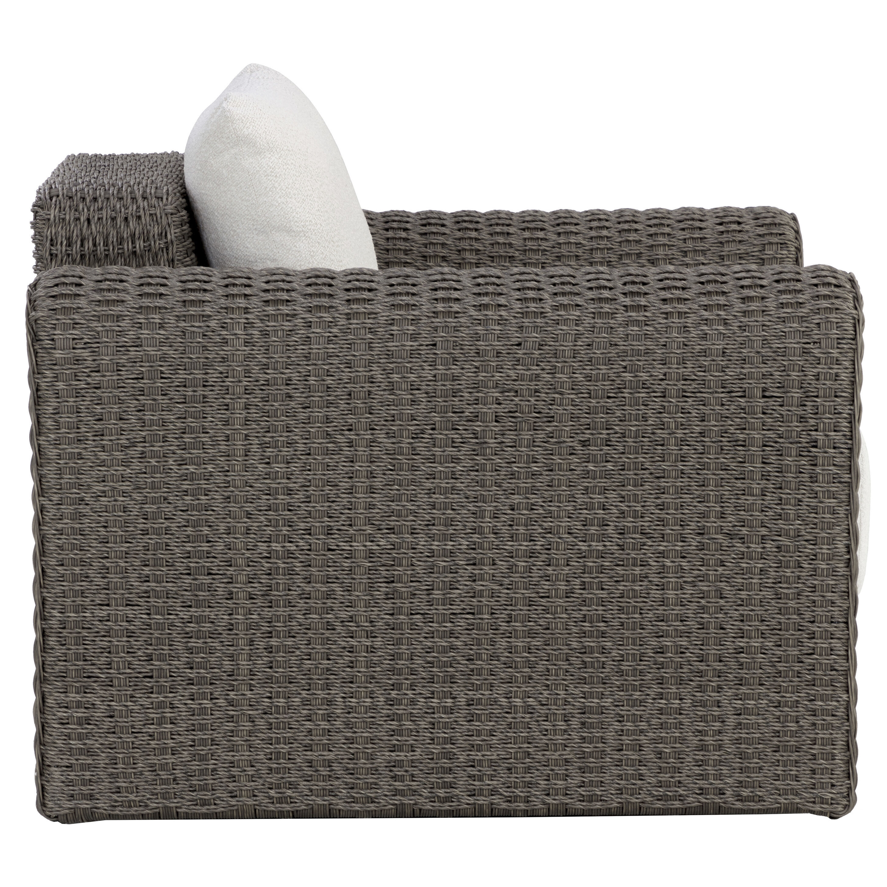 Tibi Grey / Louis Cream Outdoor Lounge Chair